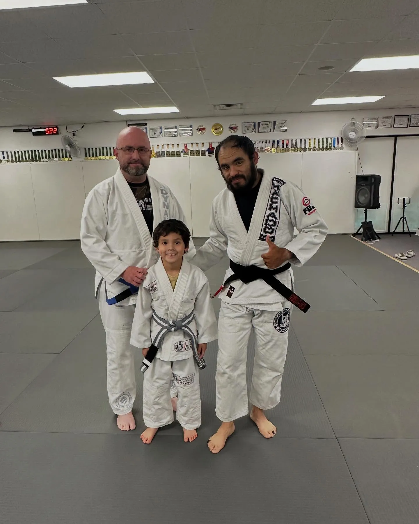 Roger Perez, Black Belt under Carlos Machado, on the mat at Dynamic Martial Arts